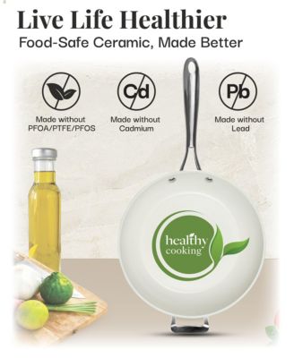 Natural Collection 14 in. Ceramic Nonstick Skillet