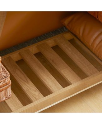 Farmhouse Console Table with Storage, Rustic Sofa Table,