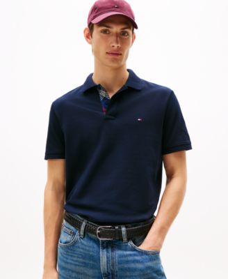 Tommy Hilfiger - Men's Pique Placket Interest Regular Fit Polo Shirt