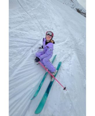 Clothing Women's Fall Line Purple & Grey Ski Suit