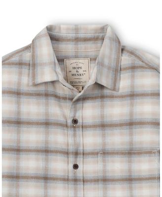 Men's Brushed Flannel Button Down Shirt