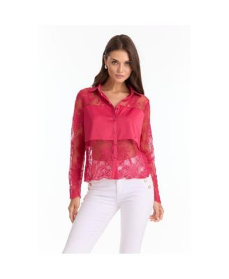 Women's Vienna Lace Blouse Tee