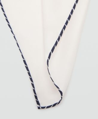 Men's Silk Embroidered Pocket Square