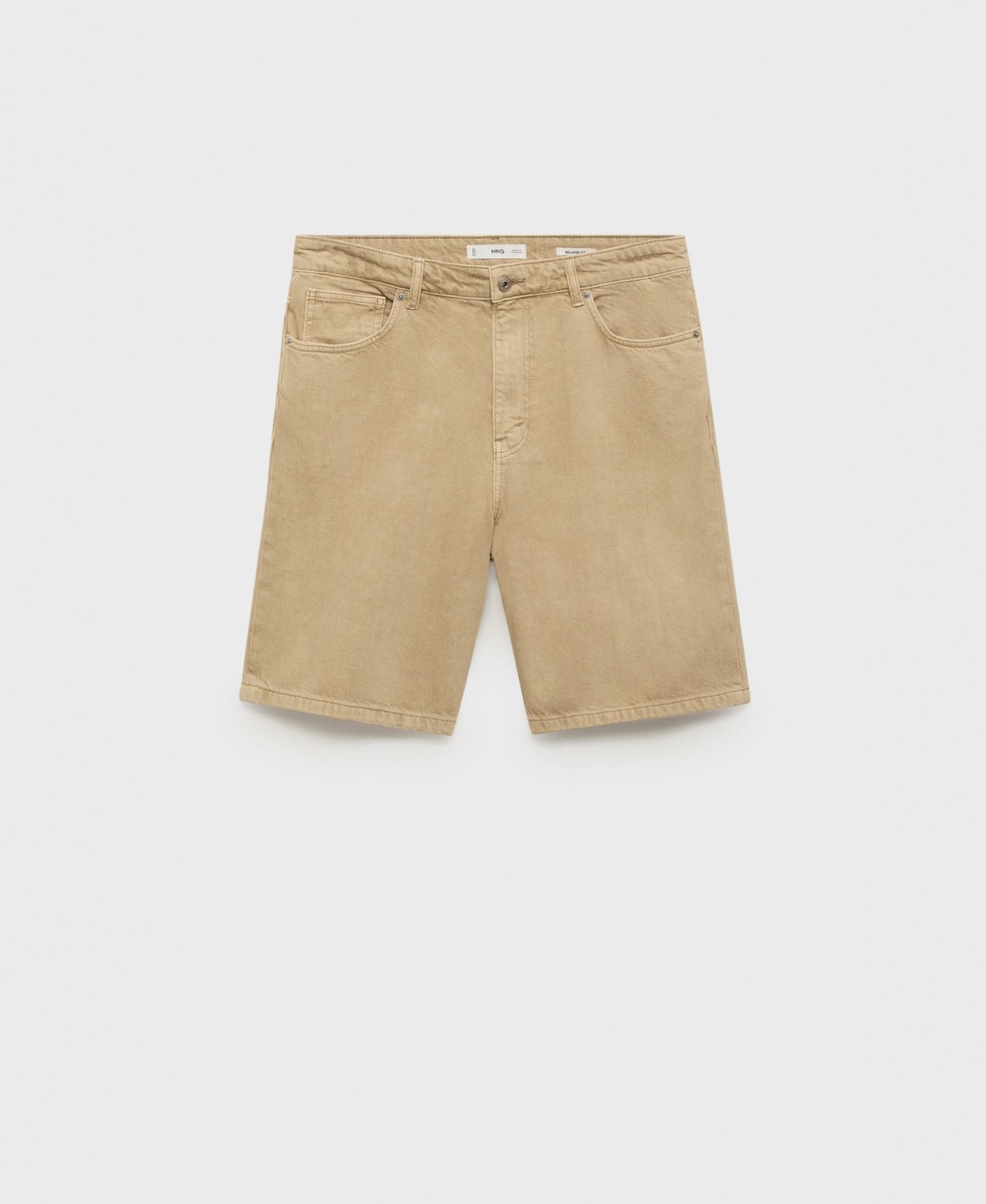Men's Denim Relaxed-Fit 9.53" Bermuda Shorts