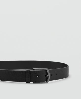 Men's Pebbled Leather Belt