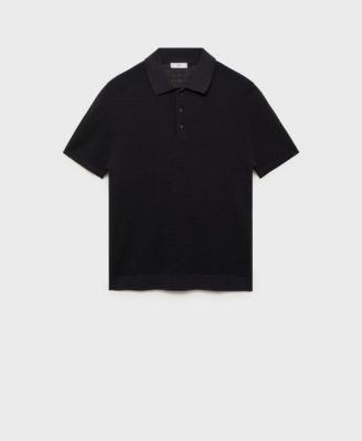 Men's Fine-Knit Cotton Polo Shirt