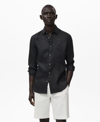 Men's Linen Long Sleeve Shirt