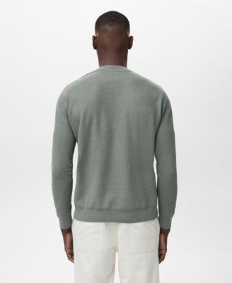 Men's Microstructure Cotton Knitted Sweater