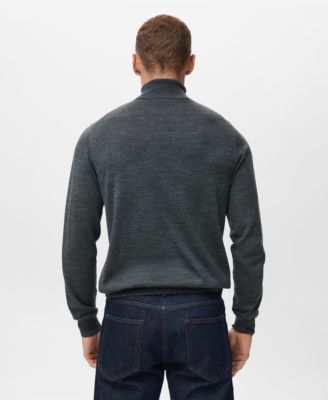 Men's Wool Turtleneck Sweater