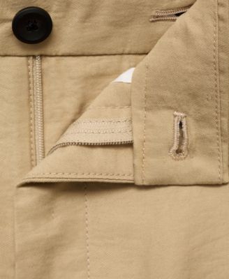 Men's Straight-Fit Pleated Pants