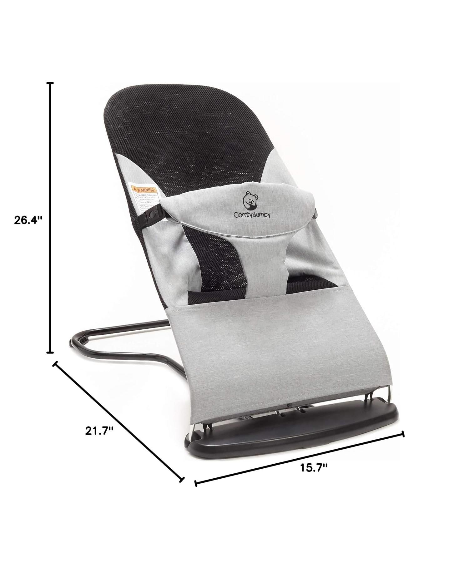 Kids Portable 2 in 1 Bouncer – Versatile Bouncer Chair Bouncer with Ergonomic Support to Use, Oatmeal