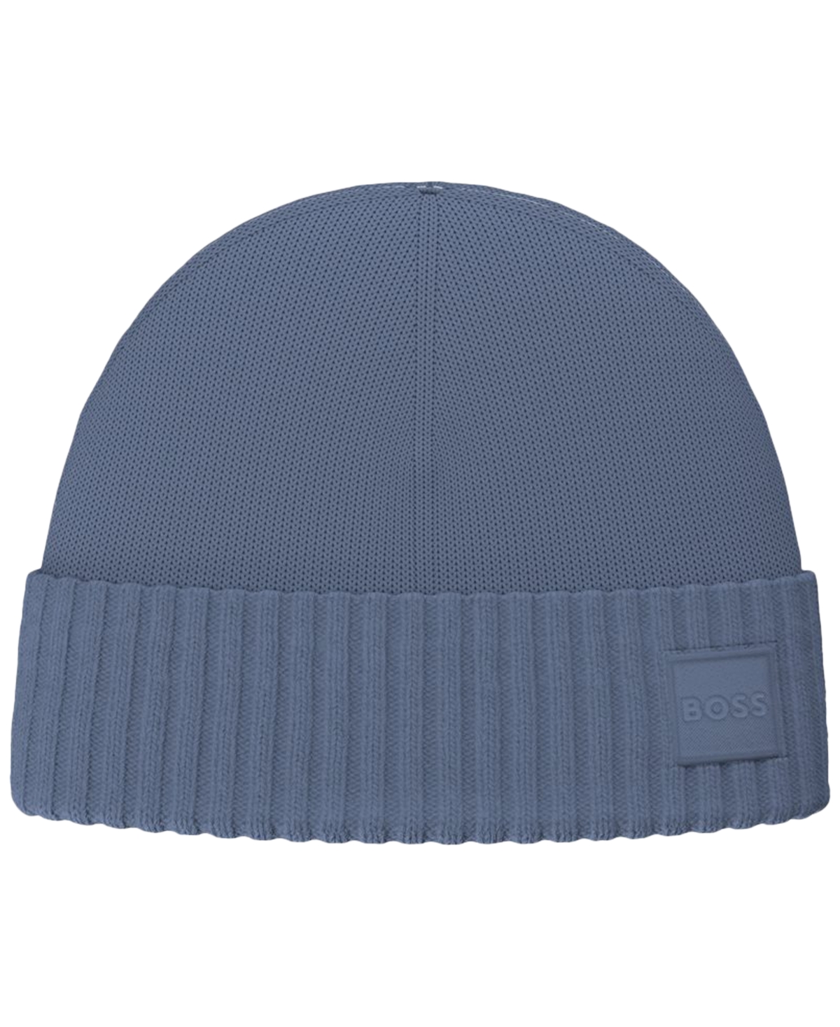 Hugo Boss Men's Akaio Turn-up Beanie Hat In Blue