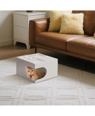 Multifunctional Cat Station with Bed and House
