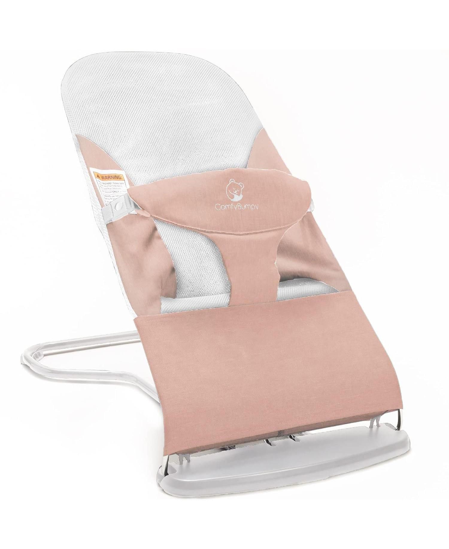 Kids Portable 2 in 1 Bouncer – Versatile Bouncer Chair Bouncer with Ergonomic Support to Use, Oatmeal