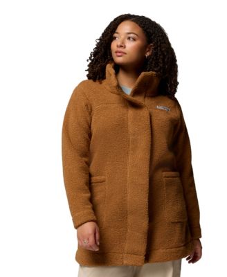 Columbia - Plus Size Active Panorama Stand-Collar Long Jacket