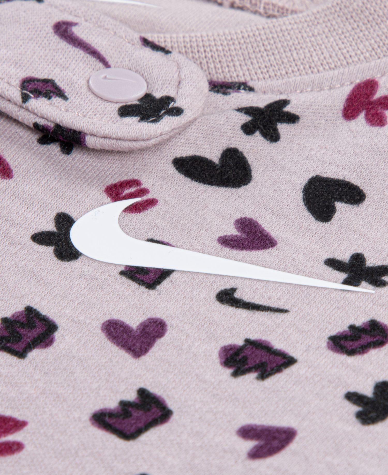 Baby Girls' Printed Crewneck Coverall