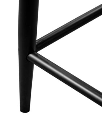 2-Pc. Darcy Metal Upholstered Counter Height Chair Set