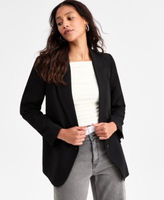 Bar III - Women's Oversized Crepe Blazer