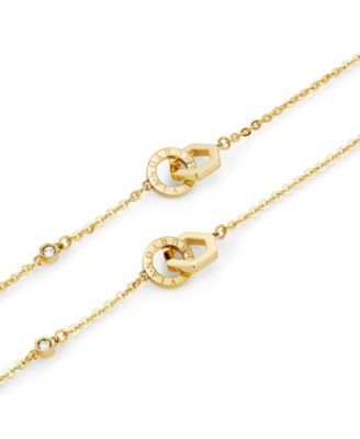 Interlink Gold Tone Stainless Steel Gift Set