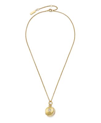 Celestial Star Gold Tone Stainless Steel Necklace
