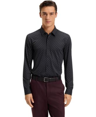 Hugo Boss - BOSS by  Men's Performance-Stretch Slim-Fit Dress Shirt