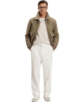 Men's Micro Pattern Mercerized-Cotton T-Shirt