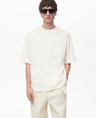 MANGO - Men'sPocketOversizedT-Shirt