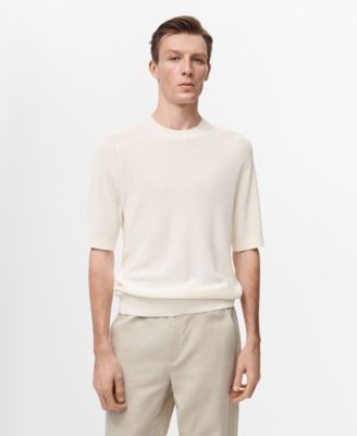 MANGO - Men'sFine-KnitT-Shirt
