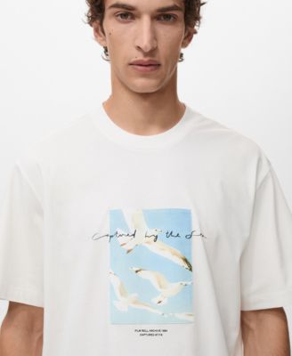 Men's Printed Patch T-Shirt