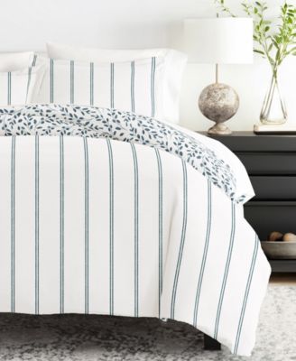 Timeless Pattern Reversible 3-Pc. Duvet Cover Set, Full/Queen