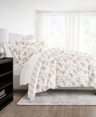 Timeless Pattern Reversible 2-Pc. Duvet Cover Set, Twin/Twin XL
