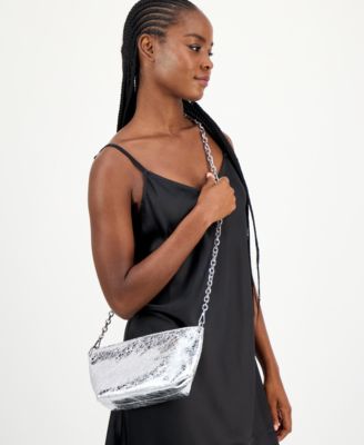 Harlaa Metallic Medium Shoulder Bag, Exclusively at Macy's
