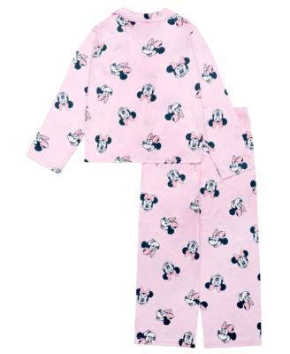 Big Girls' Button Down Pajama Set