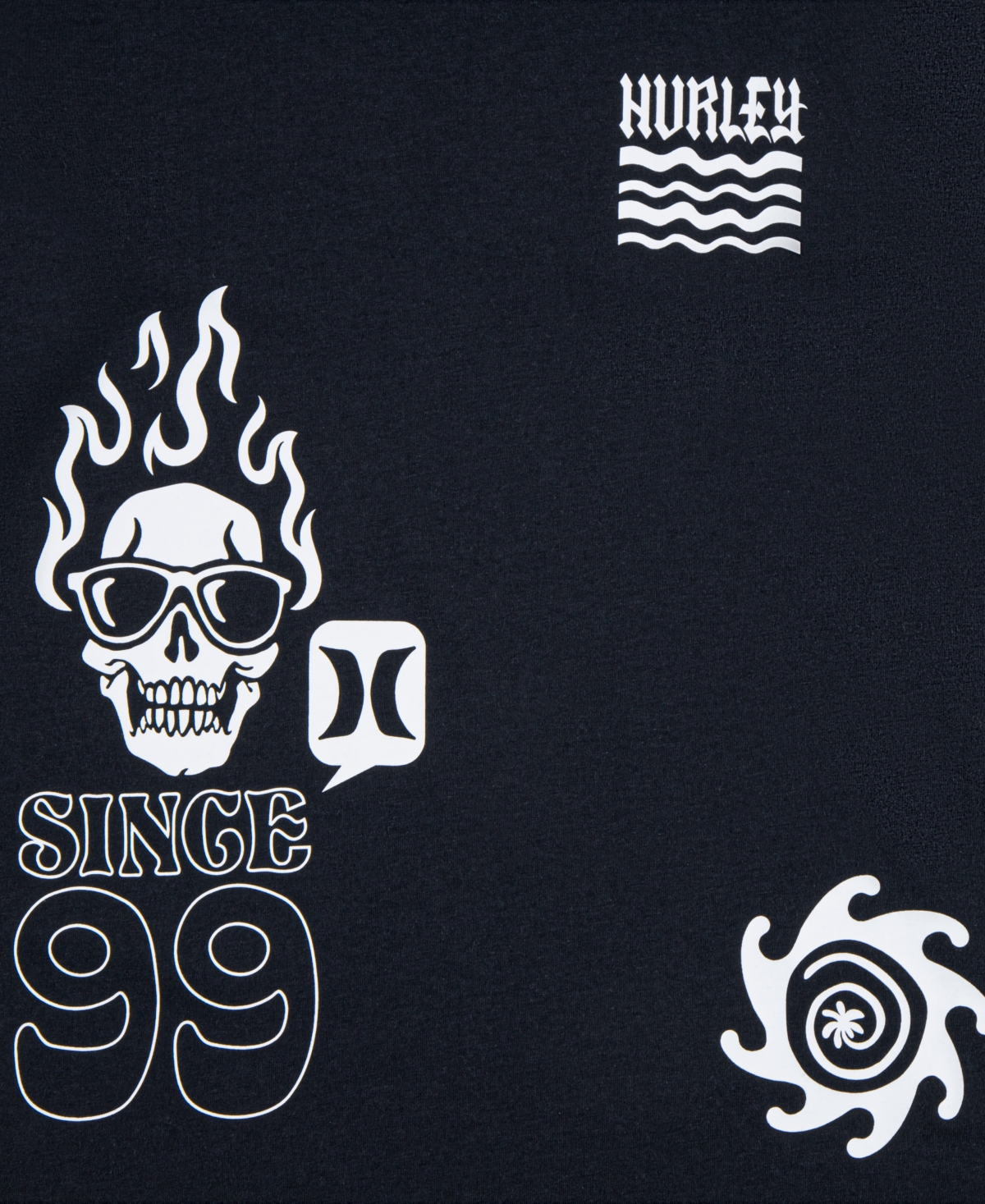 Hurley Big Boys Multi Facet Printed T-shirt In Black