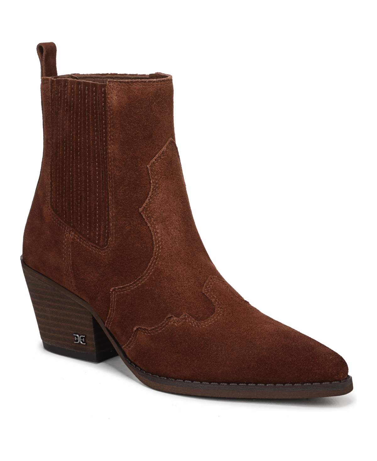 Sam Edelman Women's West Western Booties In Brown