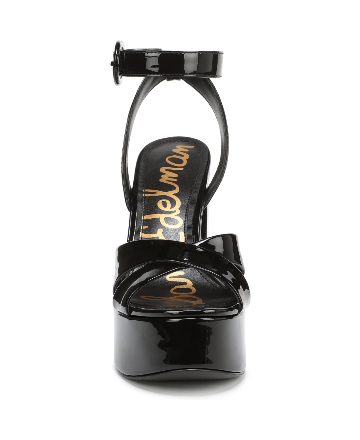 Sam Edelman Savannah Ankle Strap Platform Sandal In Black