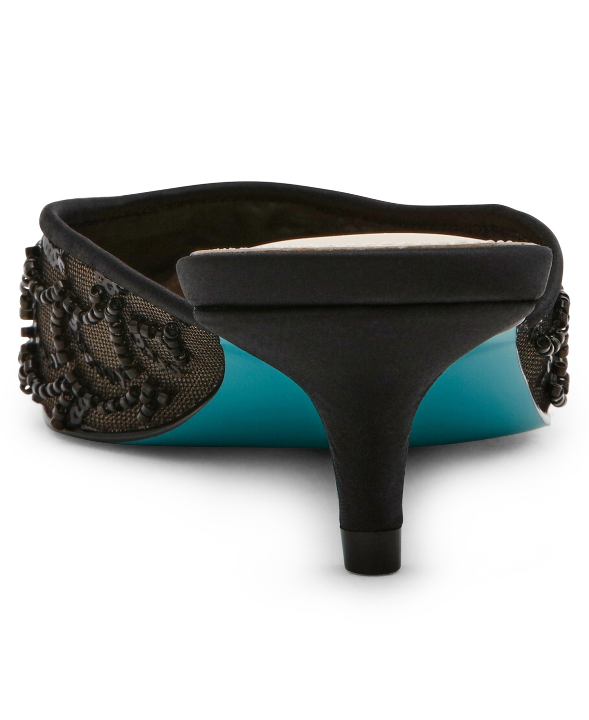 Betsey Johnson Ellis Sequin Mule In Black