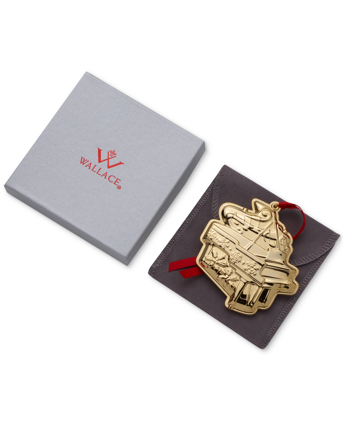 Wallace 2025 Gold-plated Piano Ornament, 4th Edition In Gold