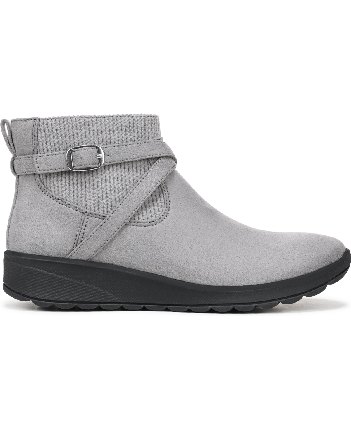 Lifestride Gates Wedge Bootie In Gray
