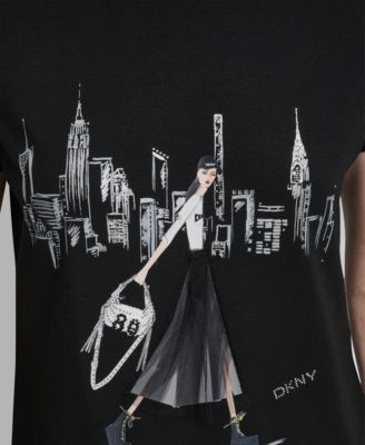 Women's NYC Skyline Conversational T-Shirt