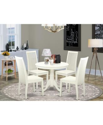 Dining Room Set Linen White