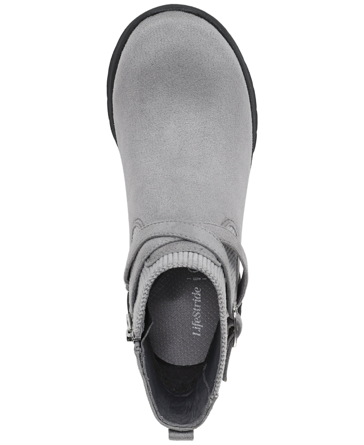 Lifestride Gates Wedge Bootie In Gray