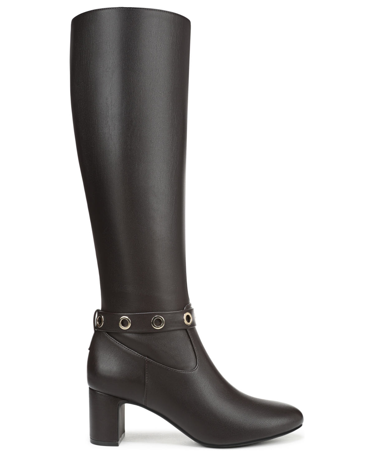 Lifestride Women's Tansy Zipper Wide Calf Tall Boots In Brown