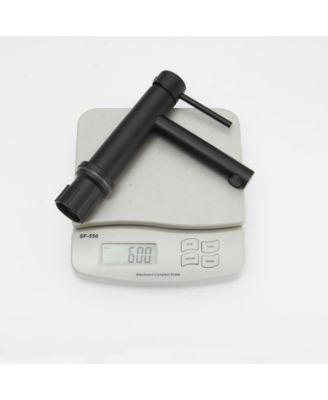 Single Hole Single-Handle Bathroom Faucet in Matte Black