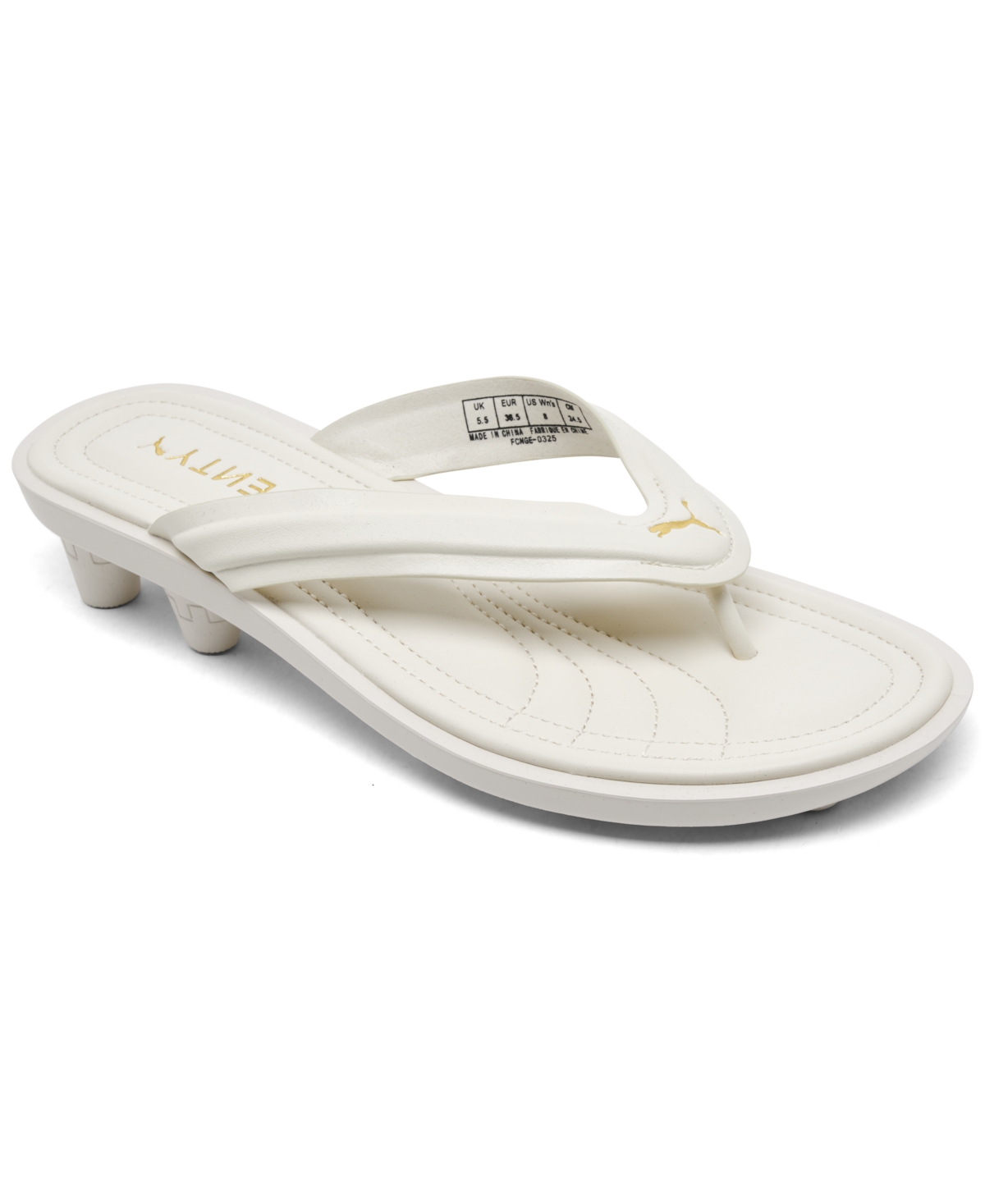 Puma X Fenty Cat Cleat Jelly Sandal In Neutral