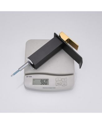 Waterfall Single Hole Single-Handle Low-Arc Bathroom Faucet With Supply Line in Brushed Gold