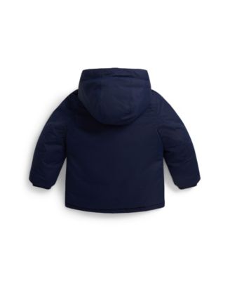 Toddler and Little Boys 2-7 Faux-Fur-Trim Down Parka