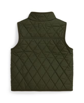 Toddler and Little Boys 2-7 Fleece-Lined Quilted Vest