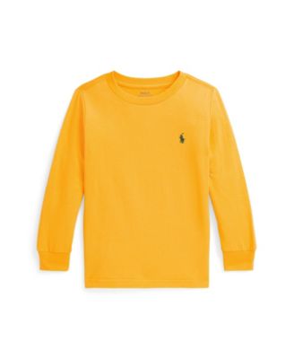 Toddler and Little Boys Cotton Jersey Long Sleeve T-Shirt