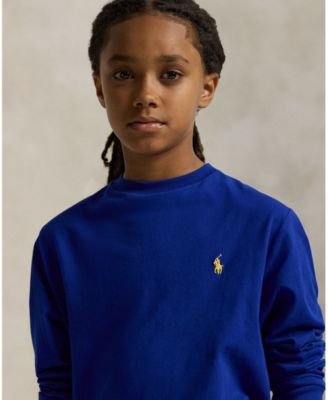 Big Boys Cotton Jersey Long Sleeve T-Shirt